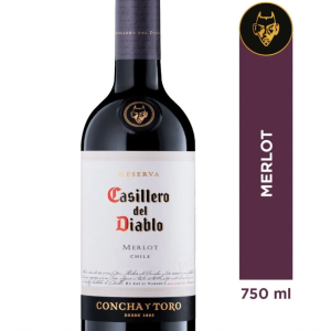 Vino Casillero del Diablo Reserva Merlot 750 cc